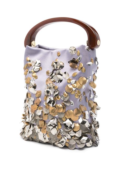 Lilac sequin-embellished bag Dries van noten - women DRIES VAN NOTEN | 251011522696403